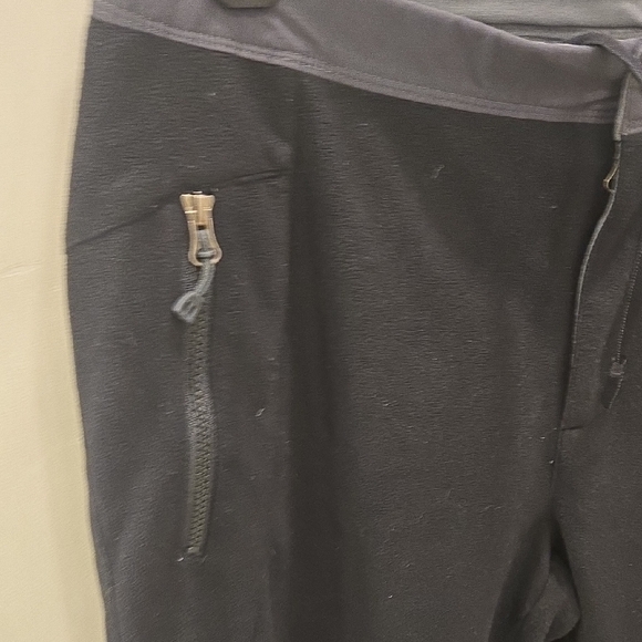 REI Women's Black and Gray fleece Flare Pants snow warm - Picture 3 of 11